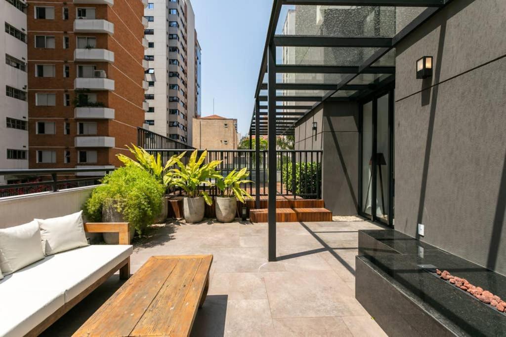Apartamento de 1 dormitório no coração de pinheiros São Paulo Exterior foto